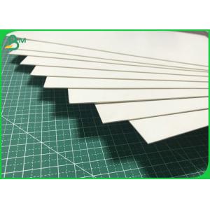 China 1mm 1.2mm 1.5mm 1.8mm White Color Double Side Card Board For Packages Boxes on sale