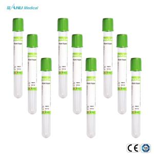 Lithium Heparin Gel Blood Collection Tube