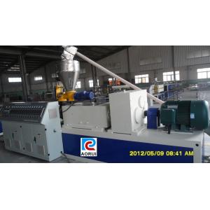China Conical Twin Screw PVC Plastic Profile Extrusion Line Fullly automatic on sale