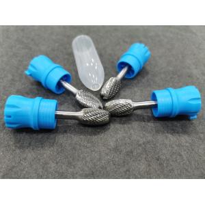 Oval Shape E Carbide Rotary Burr Stainless Steel Cutting Strong Shank And Head