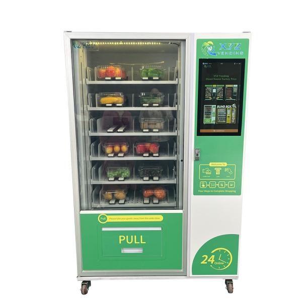 Buy XYZ Source Factory Touch Screen With Conveyor Belt Elevator Fruit Food Snacks Vending Machine Drinks at wholesale prices