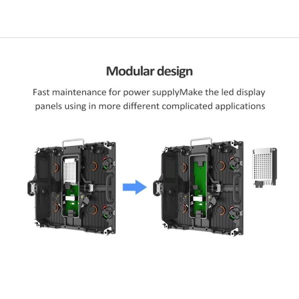 Full Color P4 Outdoor Rental LED Display IP65 Waterproof 1200cd/sqm