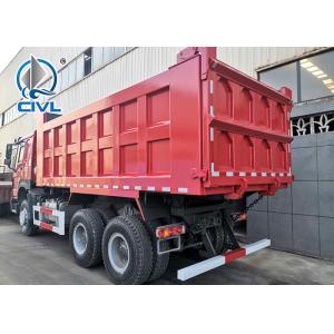 Sinotruk Howo7 Red Color 266HP 10 Wheels Dump Truck RHD Type Lifting High