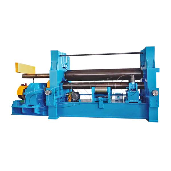 Buy Automatic Plate Sheet Bending Steel 3 Roller Plate Rolling Machine at wholesale prices