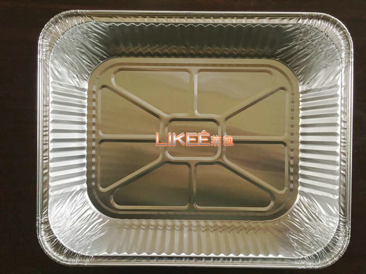 Quality 8006 1200ml Aluminum Takeaway Containers Rectangular Disposable Food Containers for sale