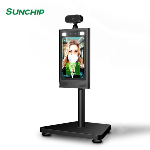 Buy Android8.1 8" 350cd/㎡ Face Recognition Infrared Thermometer 800*1280 at wholesale prices