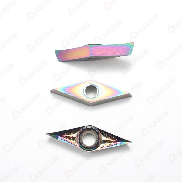 Polished Tungsten Carbide Aluminum CNC Inserts VCGT160402