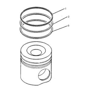 1282952 Piston Engine 128-2952 Ring 7E2899 Ring Group Piston Cylinder Liner 7E