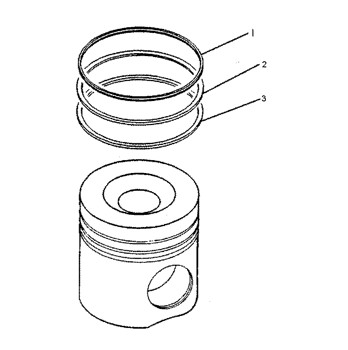 1282952 Piston Engine 128-2952 Ring 7E2899 Ring Group Piston Cylinder Liner 7E-2899