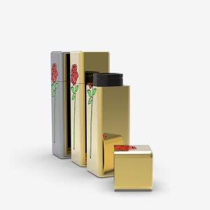 Picture Customized Hanging Plating Twist Bottle Zamac Perfume Cap