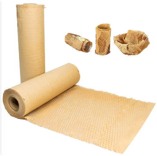 China 50mm*100m 80gsm Honeycomb Paper Roll Compostable on sale