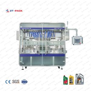3600 Bph Lubricant Filling Machine 1l Ss 316 High Viscosity Piston Filler