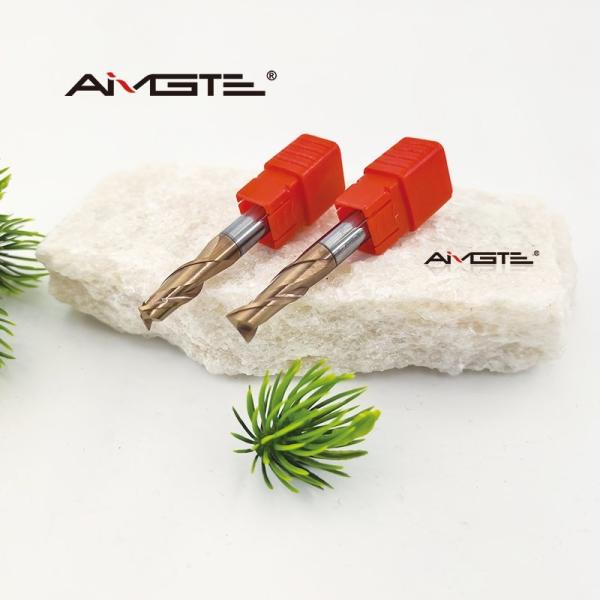 6mm 2 Flute TiSiN Coated Carbide End Mill For Steel High Speed CNC Milling Cutter For Hardened Steel Alloys