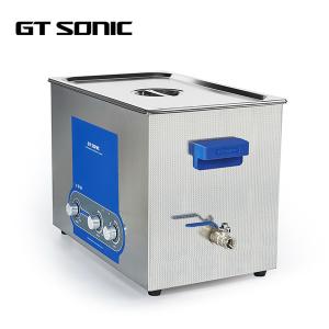 Power Adjustable Lab Ultrasonic Cleaner Vibration Cleaning Machine 27L 40kHz GT
