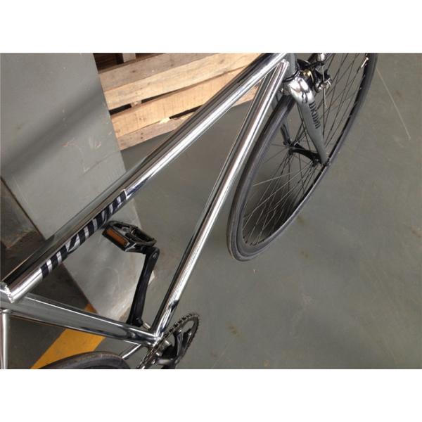 700C Single Speed Flip Flop Fixie Bike with Hard Frame 11kg OEM Customize Chrome