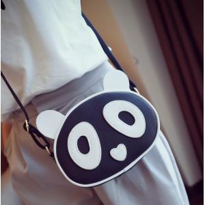 Japan and South Korea female new winter shoulder bag cute cartoon panda diagonal