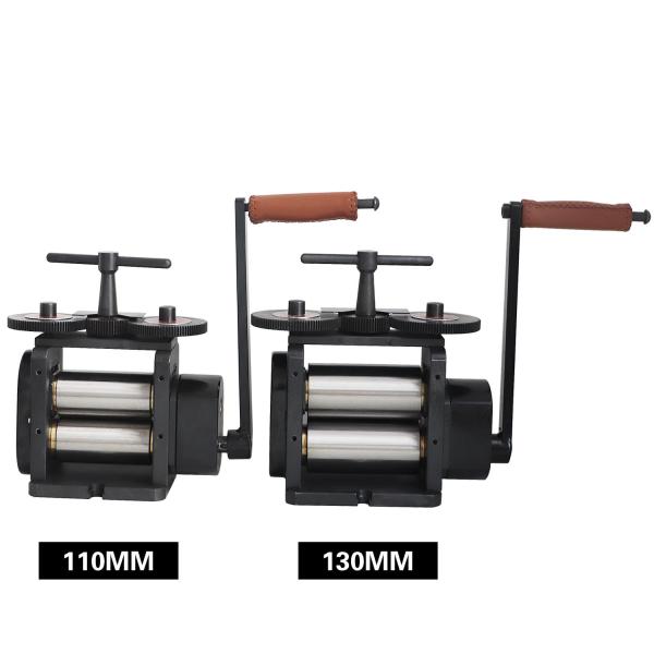 Buy 110/130mm Manual Jewellery Rolling Machine Adjustable Press Thickness at wholesale prices