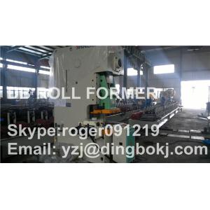 Solar Photovoltaic Purlin Roll Forming Machine With Punching Device