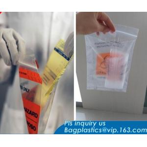 Biodegradable Biohazard Specimen Bag, Biohazard Specimen Transport Bag, Medical