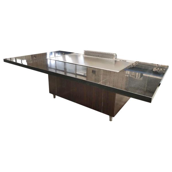 Stainless Steel Teppanyaki Grill Table 1200x850x800mm 8kW 380V