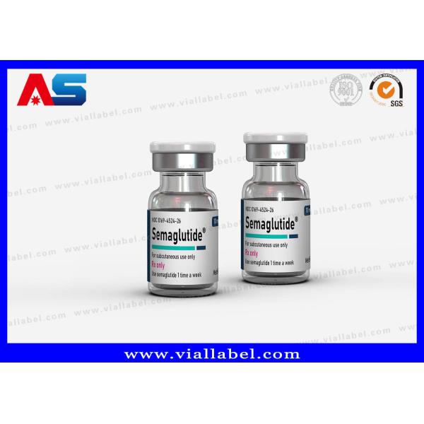 Buy Customized Semaglutide Personalized Small Bottle Labels For Injection Oils at wholesale prices