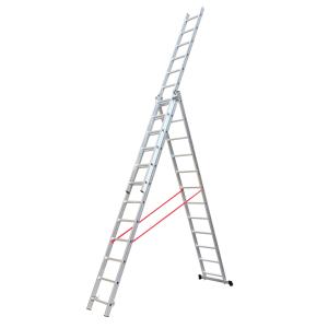 Quality Collapsible 3x14 9.77m Aluminium Multi Purpose Ladder for sale