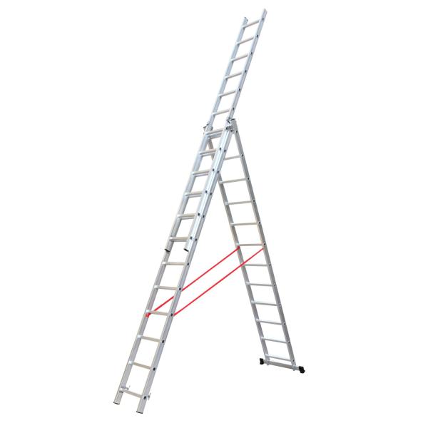 Buy Silver 3x10 6.53m Collapsible Aluminium Ladder at wholesale prices