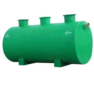 Underground FRP Fiberglass Septic Tank Various Capacity Customized Finished FRP