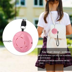 Security Safesound Personal Alarm 140db Keychain With Led Flashing Light