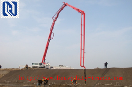 Hydraulic Oil Cooling Cement Pump Truck Germany HBC Remote Control