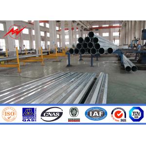 Round Steel Power Pole Multi - Pyramidal Distribution Line Electric Utility