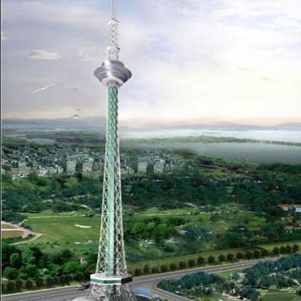 Buy Tubular / Angular 15m Gsm Radio And Television Tower at wholesale prices