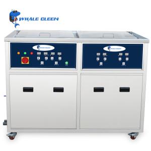 Double Tank Stainless Steel Ultrasonic Washer Metal Parts Cleaner 108L