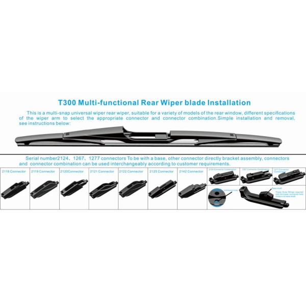 S106 Ml Gl 35mr 4s Shop Vision Saver Quiet Smooth Auto Parts Clear Windscreen Driver Passenger Rear Wiper Blade