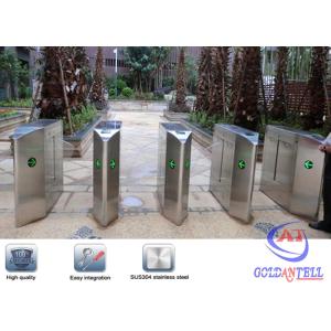 Quality Pedestrian Flap Barrier Gate with digital door lock , Stadium Turnstile systems for sale