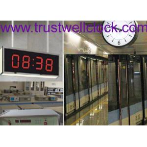 Quality master - slave Time clocks system with GPS Synchronizations for large area clocks project for sale
