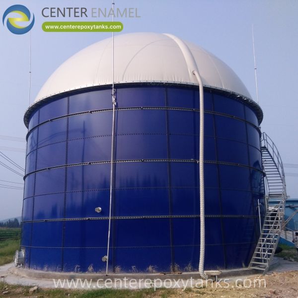 Double Membrane Biogas Holder for Distillery Wastewater Treatment: Provides