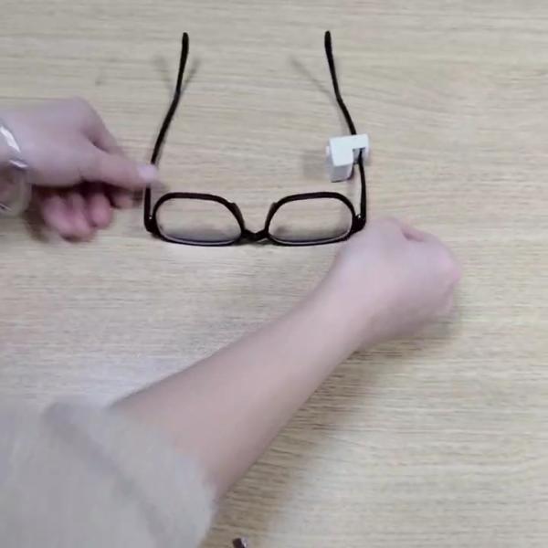 Grey RF / AM Security Hard Tag For Retail Glasses Anti Theft System