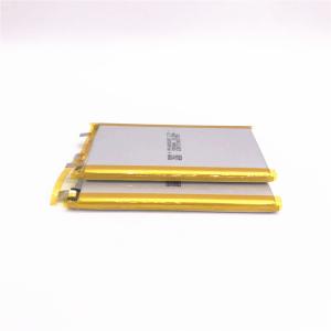 Flat 3000mah Lithium Polymer Battery Excellent Safety Light Weight
