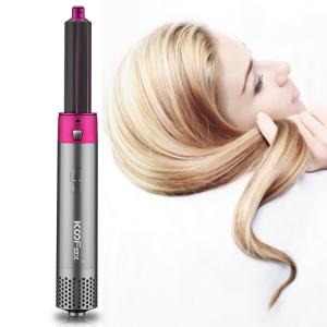 ABS 6 In 1 Detachable Hair Dryer Styler One Step For Straightening Curling