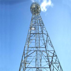 Quality 60m High Mast 5G Station Mobile Communication Tower Mild Steel for sale