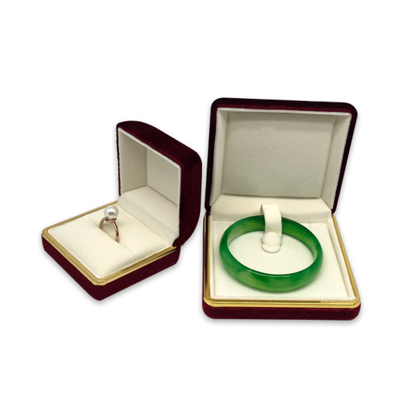 Buy Engagement Valentine Love Gift Bracelet Velvet Jewelry Box at wholesale prices