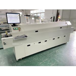 China CHM-PC6635 Rail + PC Control Lead-free Reflow Oven 2200*350mm 6 temp Zones Soldering Machine on sale