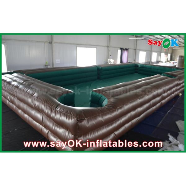 Inflatable Bowling Game PVC Material Inflatable Sports Games Snookball Tables For Kids Playing
