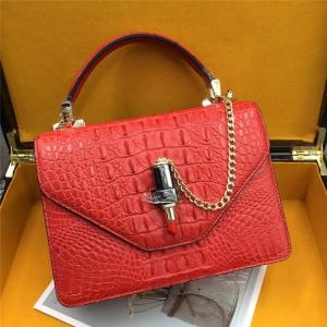 Authentic Real Crocodile Skin Lady Purse Genuine Alligator Leather Women Single