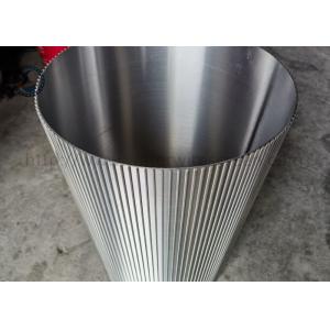 Stainless Steel 316L Vee Shaped Wire Wedge Wire Screen Pipe