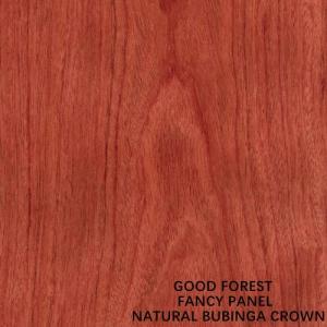 Furniture Fancy MDF Crown Natural Bubinga Wood Veneer 2440x1220mm