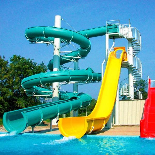 Outdoor Park Child Games Private Swimming Pool Water Slide Game Ride Amuse Adult