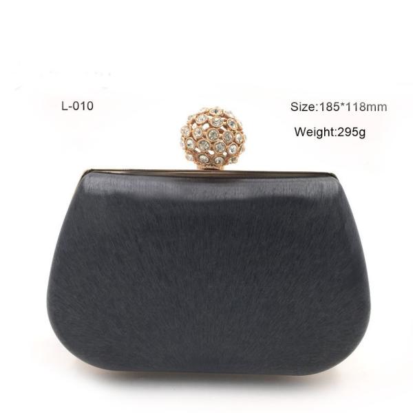 Fine workmanship hardware accessories iron metal box purse frame with gold