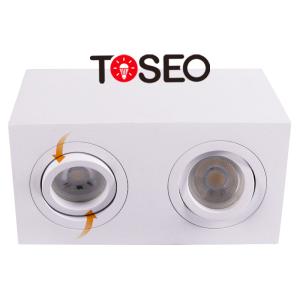 Quality HOTEL SURFACE MOUNTED DOWNLIGHT SQUARE PURE ALUMINIUM CEILING LIGHTS for sale